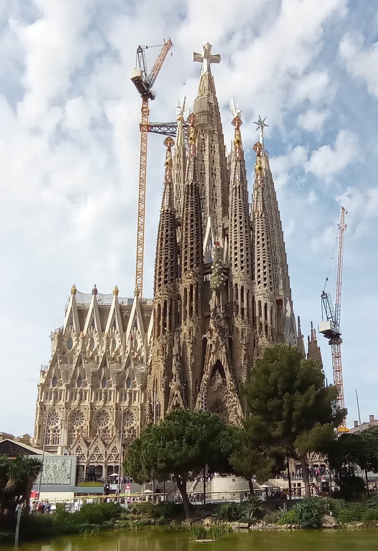 Gaudí's Sagrada Família basilica in Barcelona, Spain