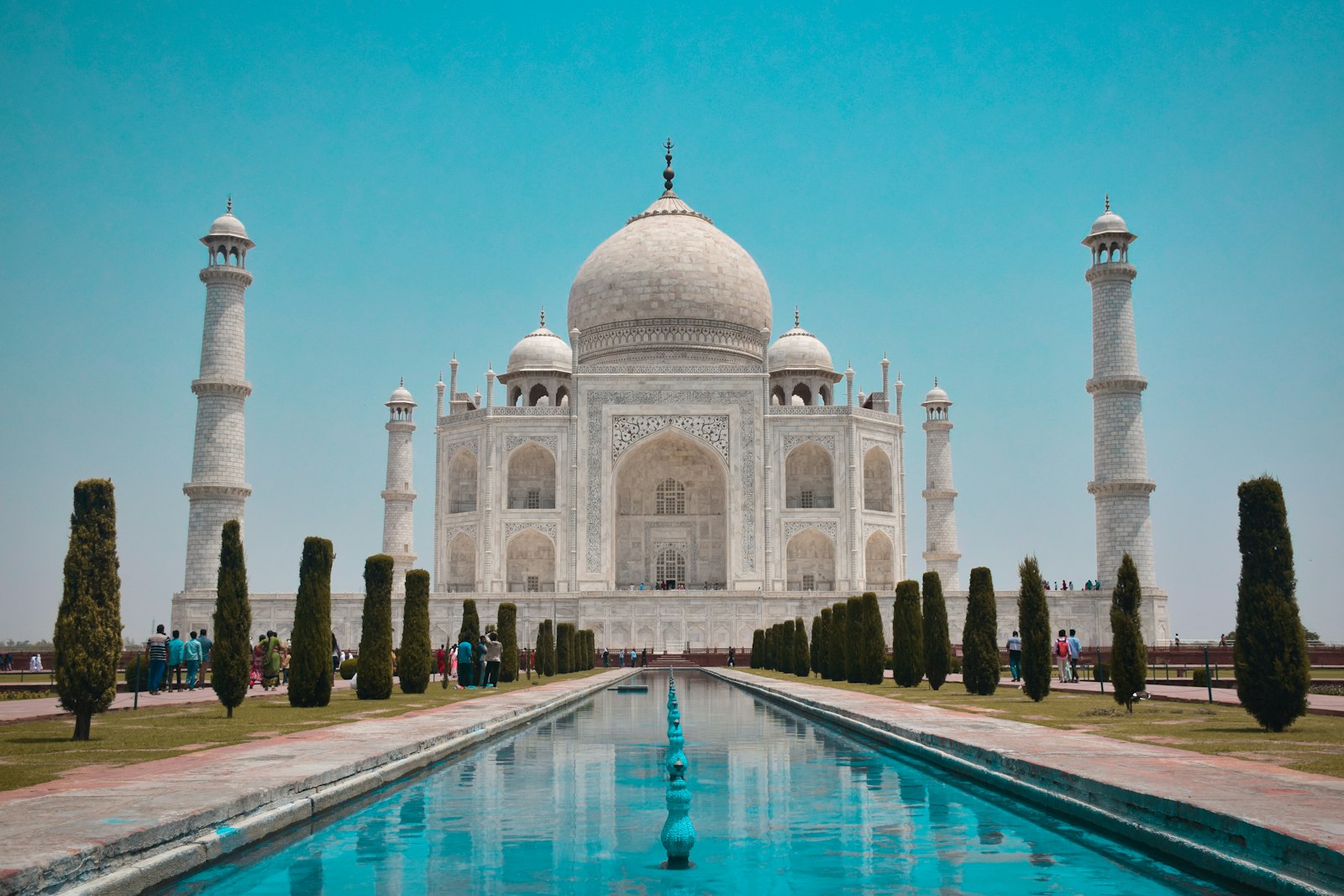The Taj Mahal in Agra, India