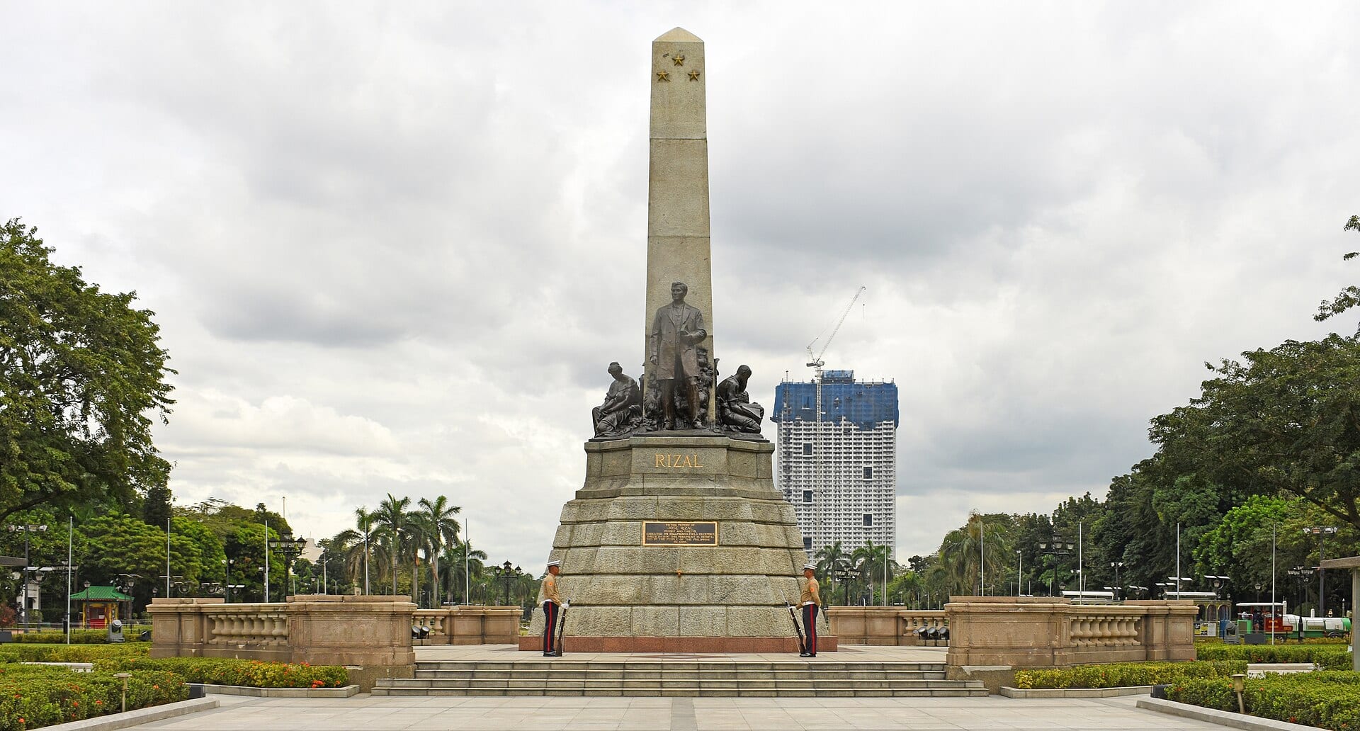 The Rizal Monument in Rizal Park, Manila, Philippines