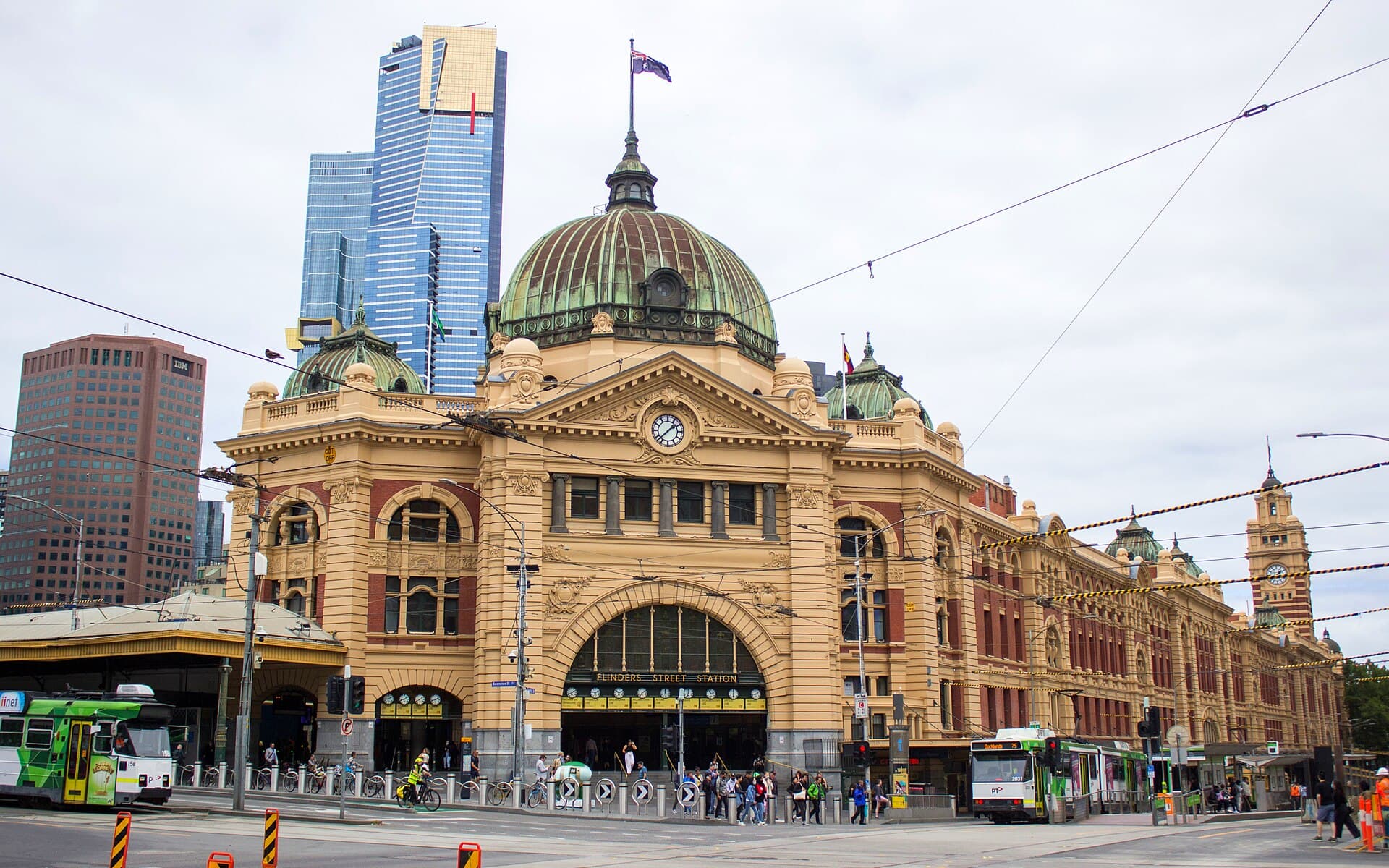 Flinders Street Station in Melbourne, Australia