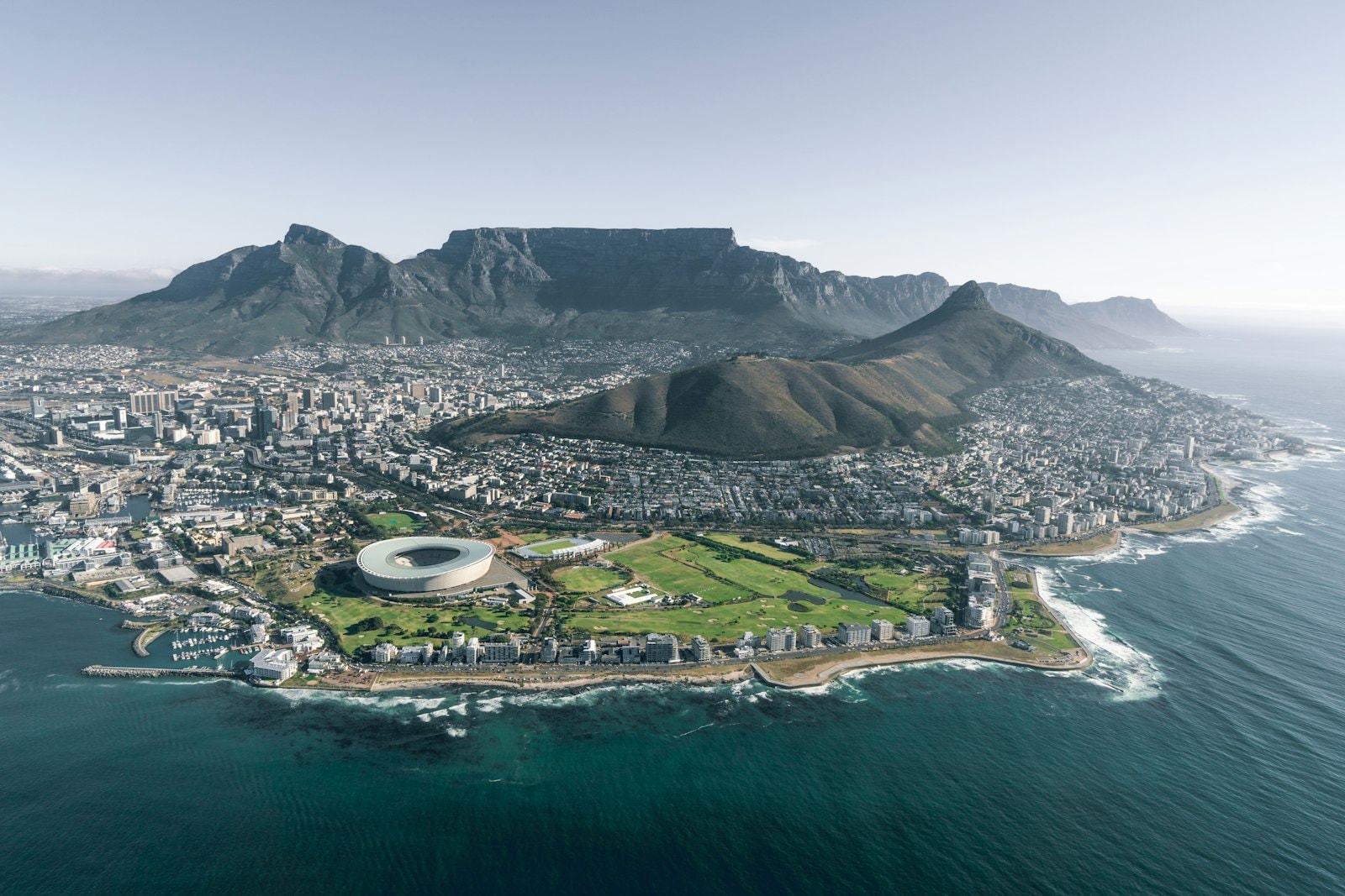 Table Mountain over Cape Town, South Africa